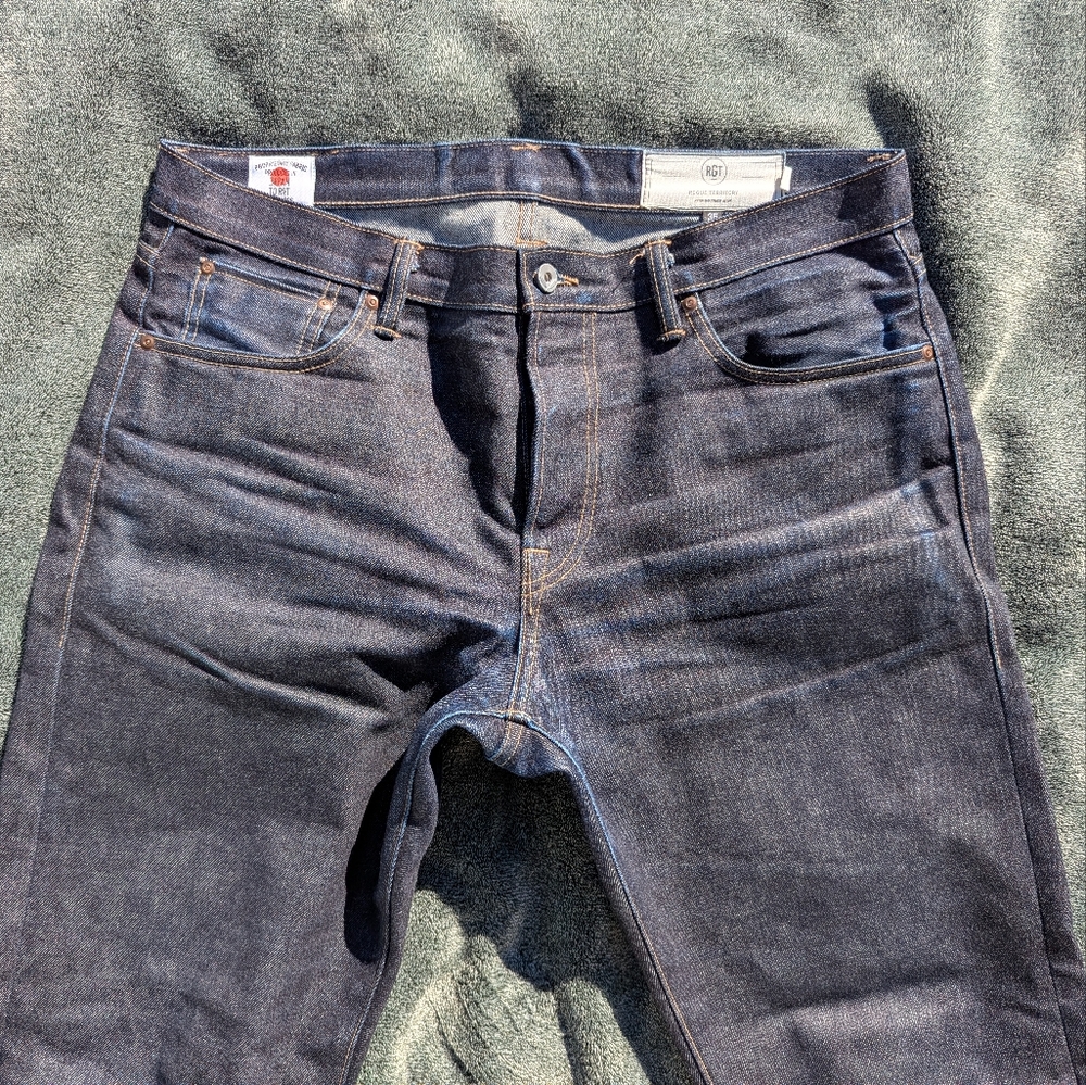 Rogue Territory Standard Issue Indigo Jeans Sz 35